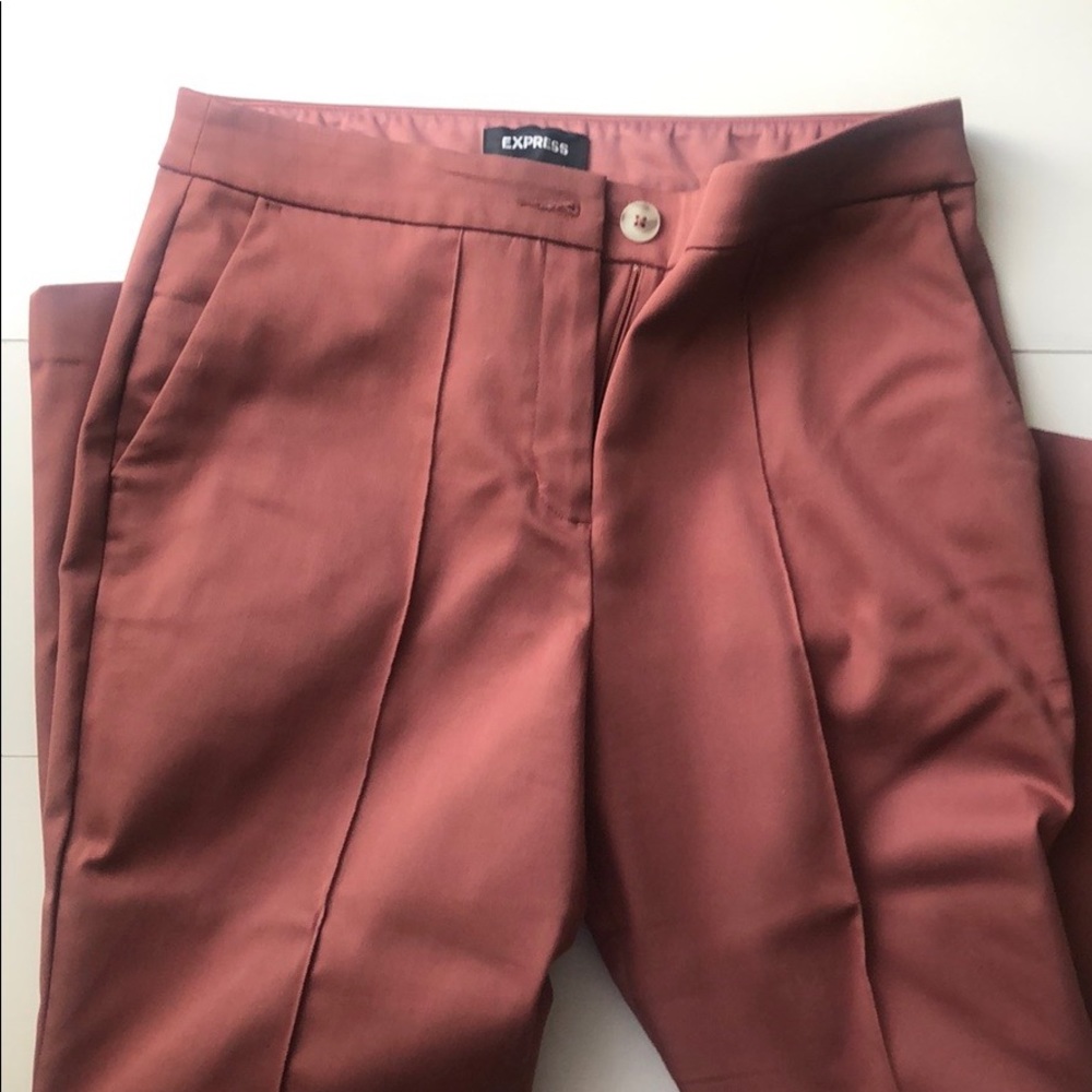 EXPRESS Stretch Ankle High Rise Pants